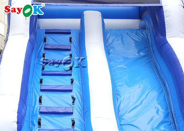 Slide inflável comercial adulto e criança dupla pista inflável Slide e Slide com piscina
