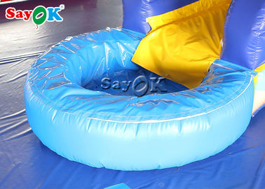 Slide inflável húmido-seco 9.3x2x3.5mH Slides infláveis de água grandes para golfinhos