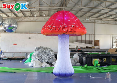 Cogumelo inflável da decoração 2.5m da fase com luz conduzida