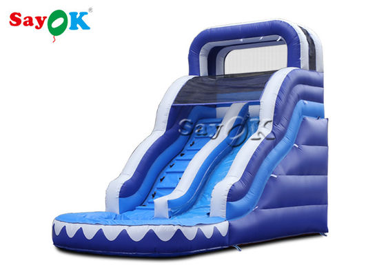 Slide inflável para crianças Parque de diversões Tecido de Oxford Parque de deslizamentos de água inflável para adultos