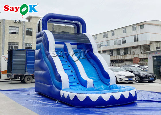 Slide inflável para crianças Parque de diversões Tecido de Oxford Parque de deslizamentos de água inflável para adultos