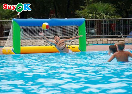 Jogos de água infláveis Pantalão piscina brinquedos de água infláveis Futebol Tiro de meta jogo