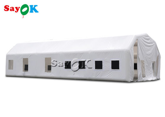 Cabine automotivo inflável branca impermeável da pintura 20x10x5.5mH da barraca inflável do trabalho