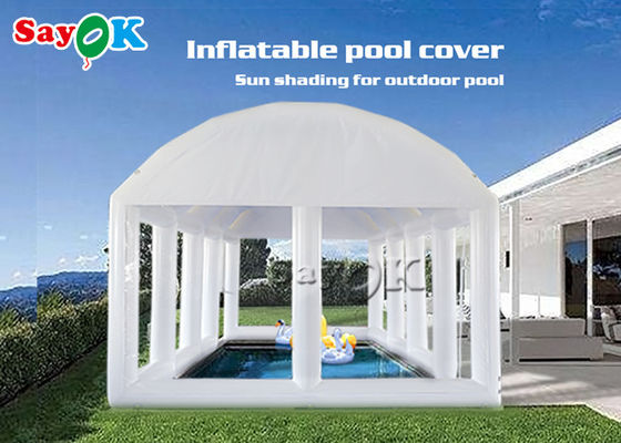Tenda inflável de festa de piscina Tenda de ar estanque de PVC Tenda de cobertura de piscina inflável