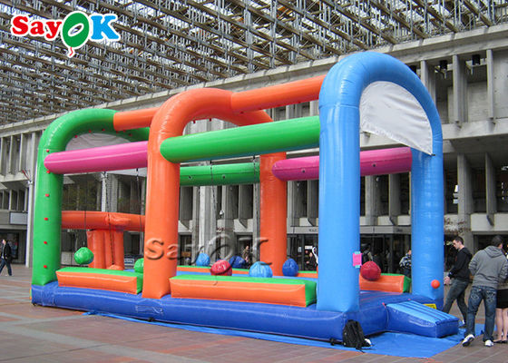 Manopla inflável para jogos de festa molhado seco interativo jogos esportivos infláveis ​​com bola de demolição