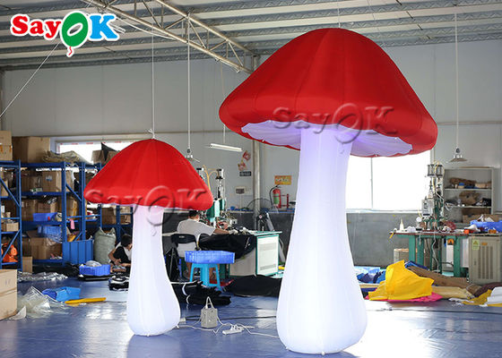 Modelo inflável vermelho For Advertising do cogumelo de 2m Oxford