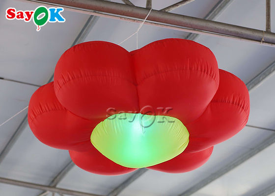Flor 190T de iluminação inflável artificial feita sob encomenda de 1.5m 2m