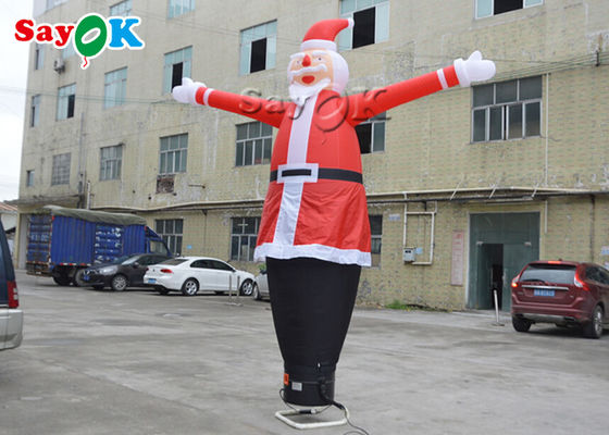 Tubo ondulado inflável para homem, bugiganga publicitária 10 m inflável dançarino de ar de Natal