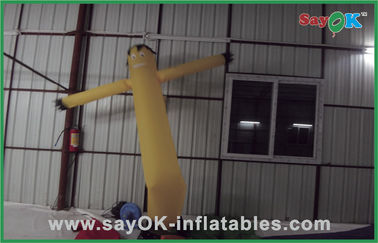 Propaganda inflável de Yellow Mini Inflatable Air Dancer For do dançarino do vento com o ventilador 750w
