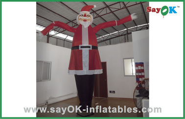 Os fantoches de dança Santa Claus Advertising Inflatable Air Dancer do ar para o Natal comemoram