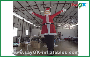 Os fantoches de dança Santa Claus Advertising Inflatable Air Dancer do ar para o Natal comemoram
