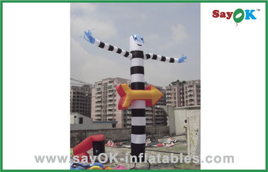 Homem inflável de ondulação maluco relativo à promoção do braço dos dançarinos do ar da explosão, propaganda do homem do balão