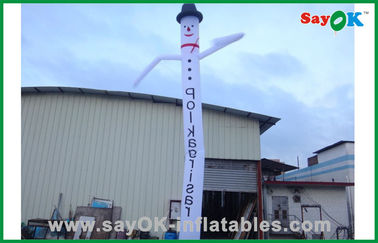 Homem inflável da dança personalizado anunciando o dançarino inflável do ar do boneco de neve/acenando o homem para o festival