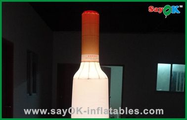 Decoração inflável da iluminação da garrafa de vinho
