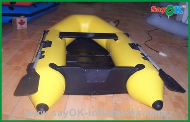 Calor - barcos infláveis personalizados selados do PVC de 0.9MM, barco inflável rígido