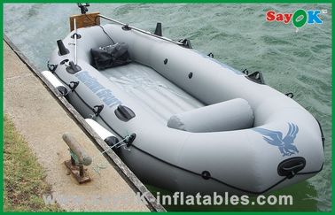 Barco de pesca comercial pequeno inflável personalizado do barco de pá de 4 pessoas