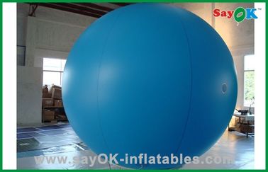 Balão grande inflável do hélio azul da cor para o evento exterior da mostra