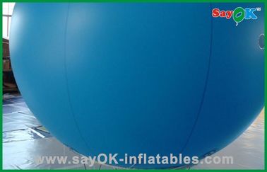 Balão grande inflável do hélio azul da cor para o evento exterior da mostra