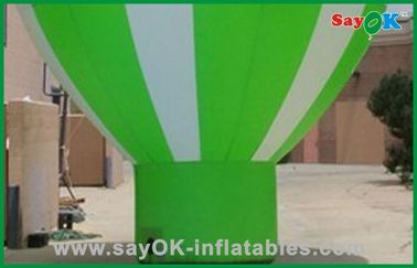 Balões gigantes comerciais do hélio do balão inflável da cor verde