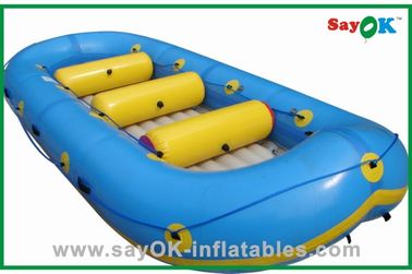 Barco inflável do brinquedo da água do poder da mão de 3 crianças do barco de Hypalon da pessoa