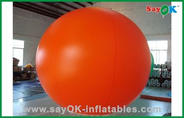 Balão grande inflável do hélio Orangecoloured bonito novo para o evento exterior da mostra