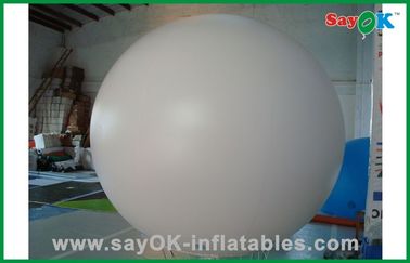 Balões gigantes comerciais do hélio do balão inflável bonito branco da cor
