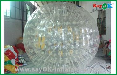 Bola inflável de Zorb do corpo do futebol inflável da bolha do PVC do curso de obstáculo 1.0mm para o divertimento do verão