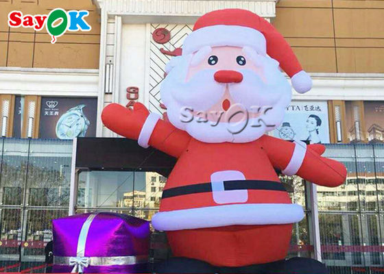 Natal inflável fundido Santa Claus do ar da decoração do partido da jarda