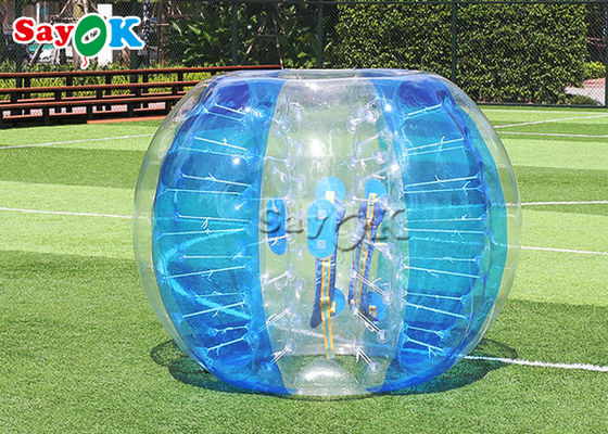 O esporte adulto inflável do tamanho do jogo de futebol brinca a bola abundante inflável transparente de TPU