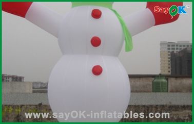 Boneco de neve inflável das decorações infláveis feitas sob encomenda do feriado com CE RoHS