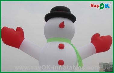 Boneco de neve inflável das decorações infláveis feitas sob encomenda do feriado com CE RoHS