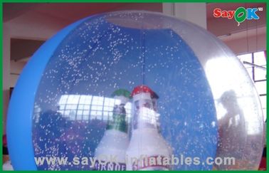 Pano inflável de Oxford da decoração do Natal da bola gigante do Natal