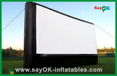 Do quadro de avisos inflável gigante inflável do PVC Platic da tela de filme de Airblown tela de filme móvel da explosão para o casamento