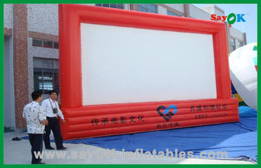 Tela de filme inflável comercial impermeável da tela do ar, cinema inflável exterior