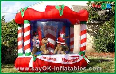 Leão-de-chácara inflável da casa da decoração do Natal, produto feito sob encomenda de Inflatables