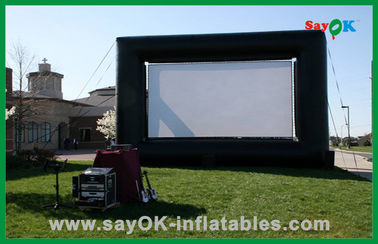 Tela inflável da tela portátil removível exterior exterior do projetor do ar da tela do teatro para o cinema exterior