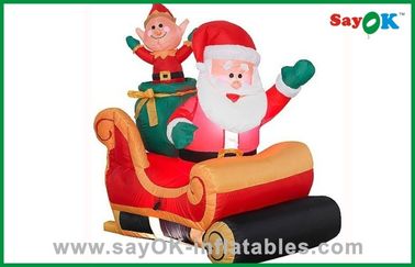 Decoração inflável do Natal para a propaganda grande Papai Noel