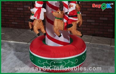 Decorações infláveis Inflatables fundido ar do feriado do carrossel engraçado do Natal