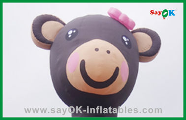 Rosa adorável urso inflável personagem de desenho animado inflável animais para publicidade