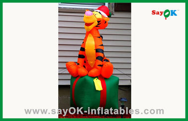 Traje de animal inflável Custom Orange Monkey inflável inflável Personagem de desenho animado para publicidade