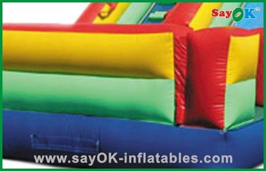 Slide de salto inflável 4 x 5m Slide de salto inflável Combos infláveis comerciais L3mxW3mxH3m