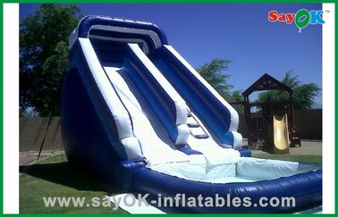 Enormes escorregadeiras de água infláveis Custom PVC Tarpaulin Mini Bouncer / Bouncer inflável Slide e Slide para diversão de água