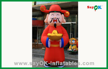 Publicidade Inflável Promocional Vermelho Inflável Personagens de desenho animado / Mascote Para Decoração