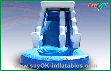 Slide inflável húmido-seco Castelo inflável com deslizamento de água Novo castelo inflável com deslizamento e segurança