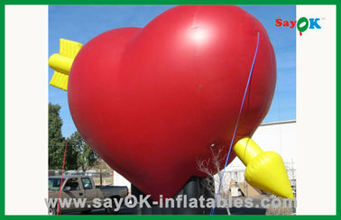Produtos infláveis feitos sob encomenda do coração inflável enorme para decorações do feriado