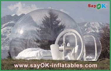 Barraca de acampamento inflável transparente da grande bolha inflável exterior da barraca para o homem 2