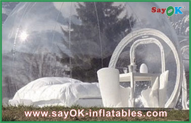 Grande Tenda Inflavel Externa Limpa Bolha Transparente Tenda Inflavel de Acampamento Para 2 Homens