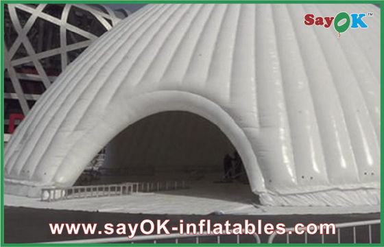 Commercial Branco Portátil LED Disco Iluminação Inflável Iglu Tenda Móvel Night Club Tenda Inflável Nightclub