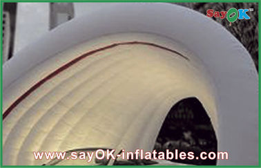 Barraca inflável branca enorme do ar para a mostra de troca/o anúncio do pano de Oxford