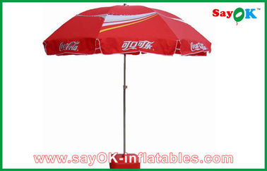 Guarda-chuva de Sun de alumínio de acampamento da barraca do dossel com os guarda-chuvas exteriores do pátio do suporte para a propaganda